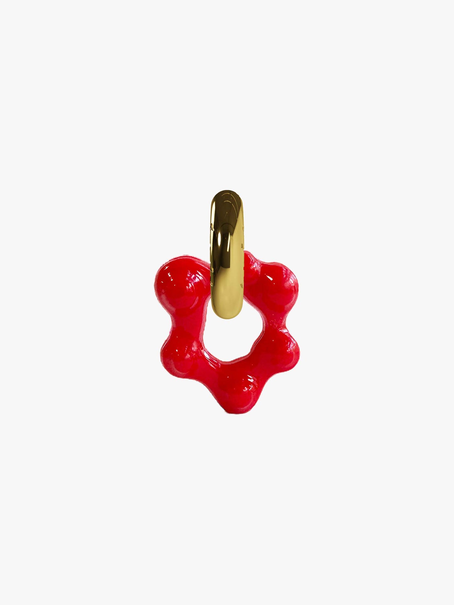Oyo red gold earring (pair)