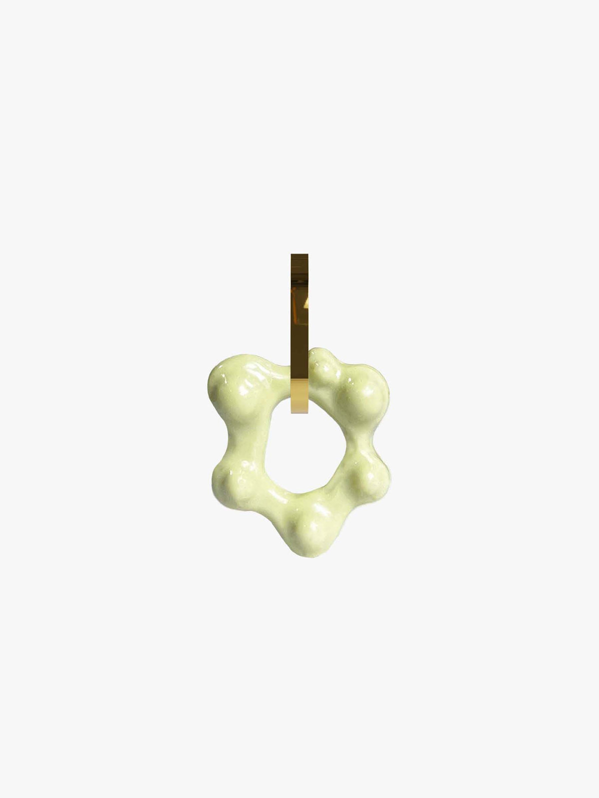 Oyo sage gold earring (pair)