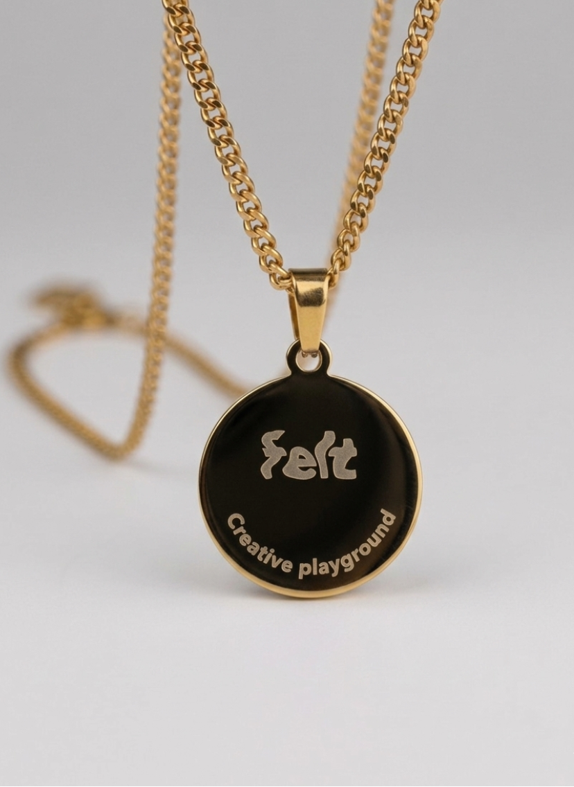 Chub watermelon gold necklace