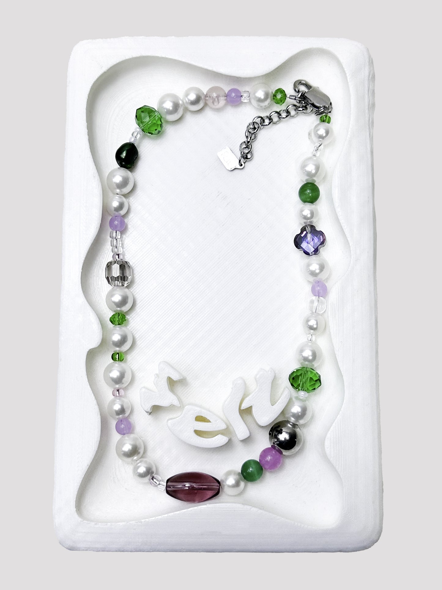 Fifi violet necklace