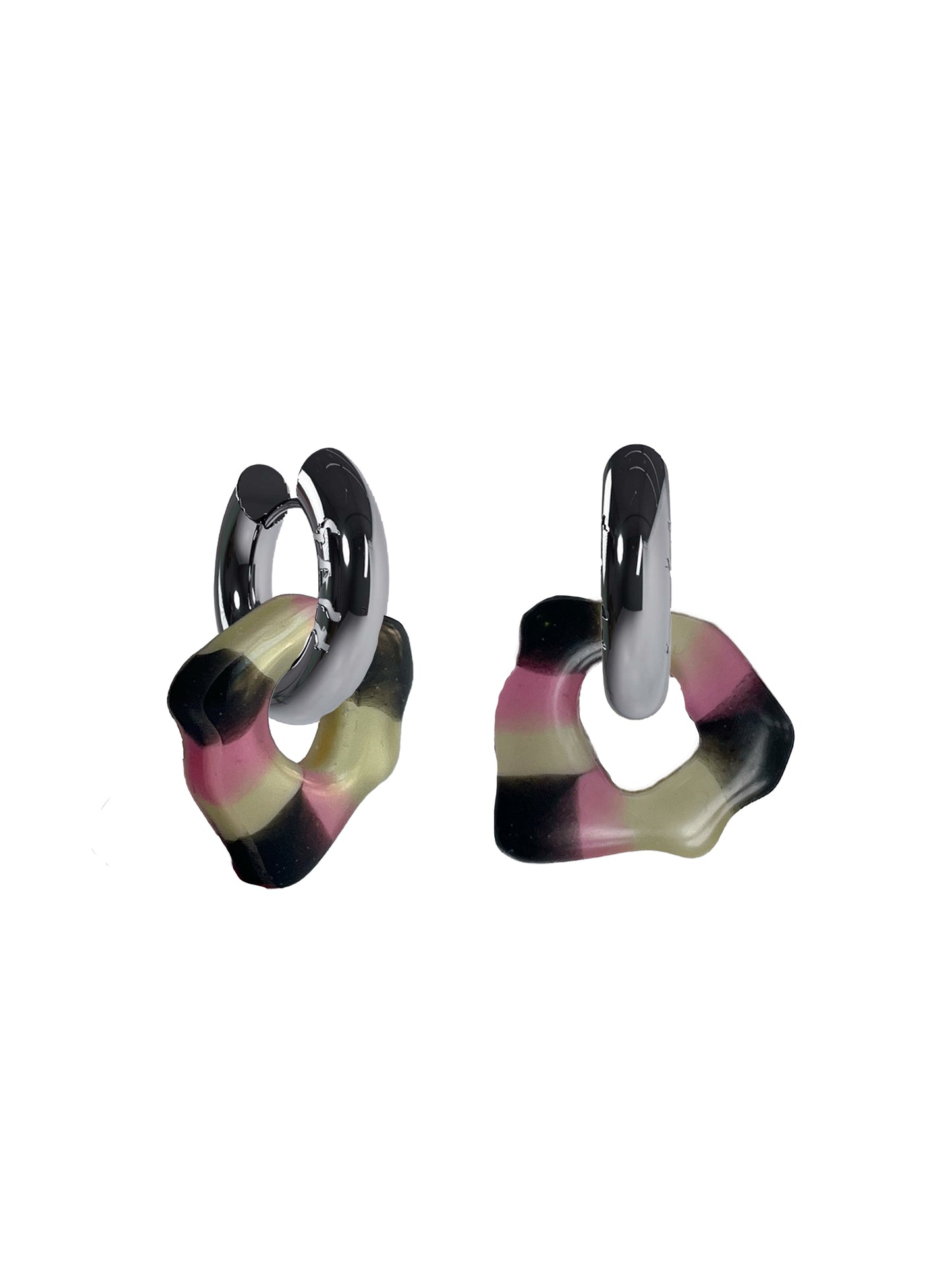 Ora Jenna macaron silver (pair)