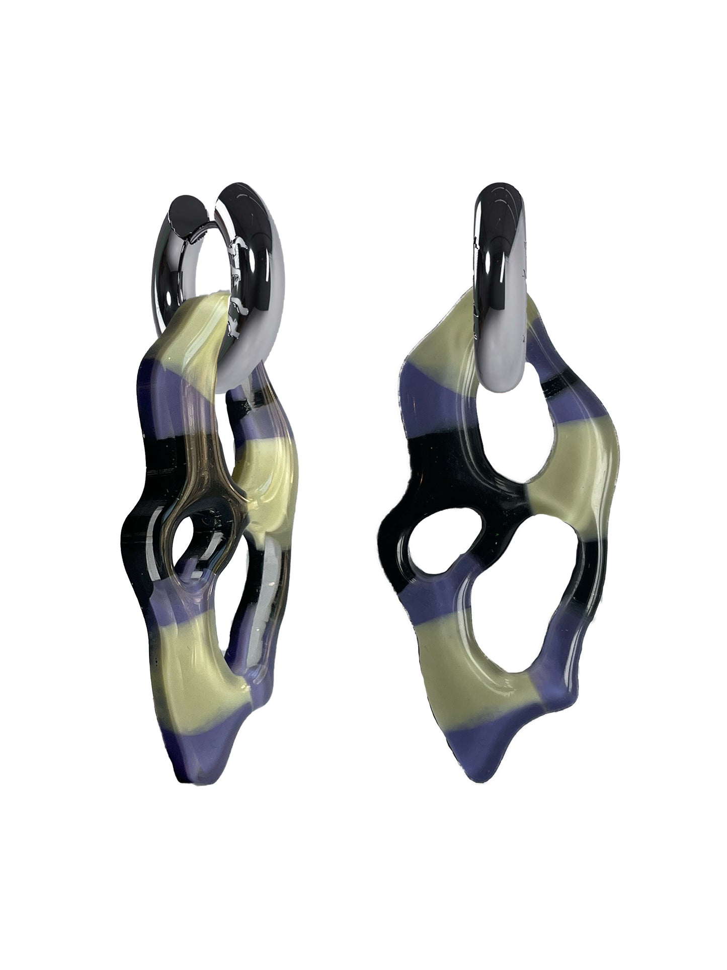 Ami Jenna wisteria silver (pair)