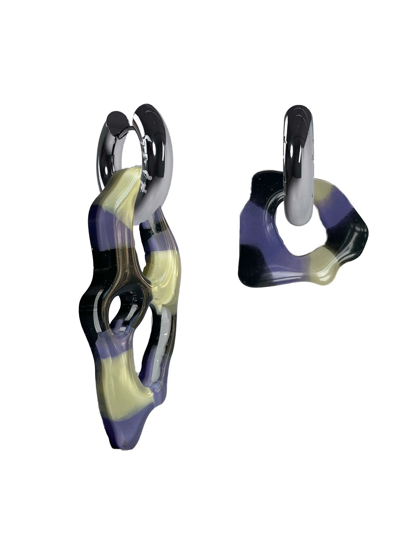 Ami Ora Jenna wisteria silver (pair)