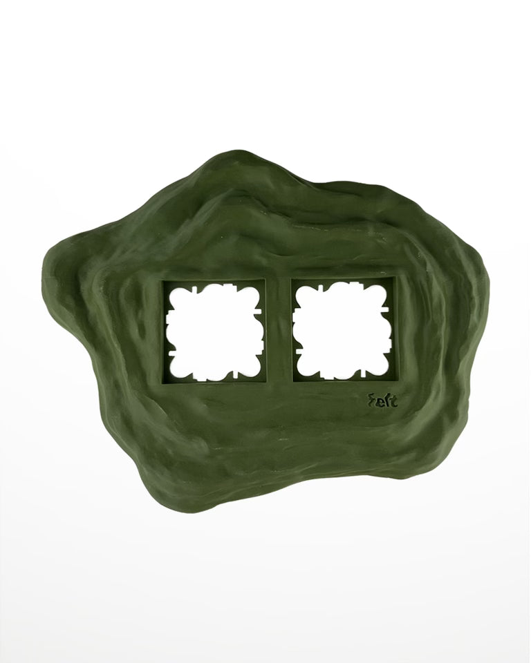 Ripple Plug frame olive