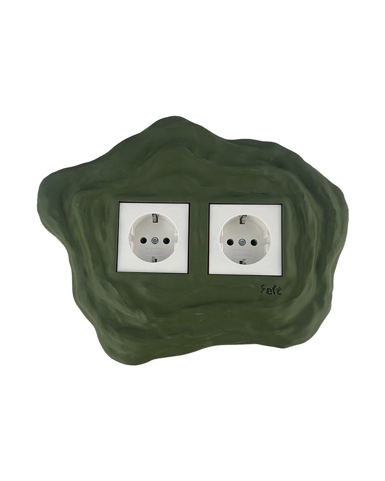Ripple Plug frame olive