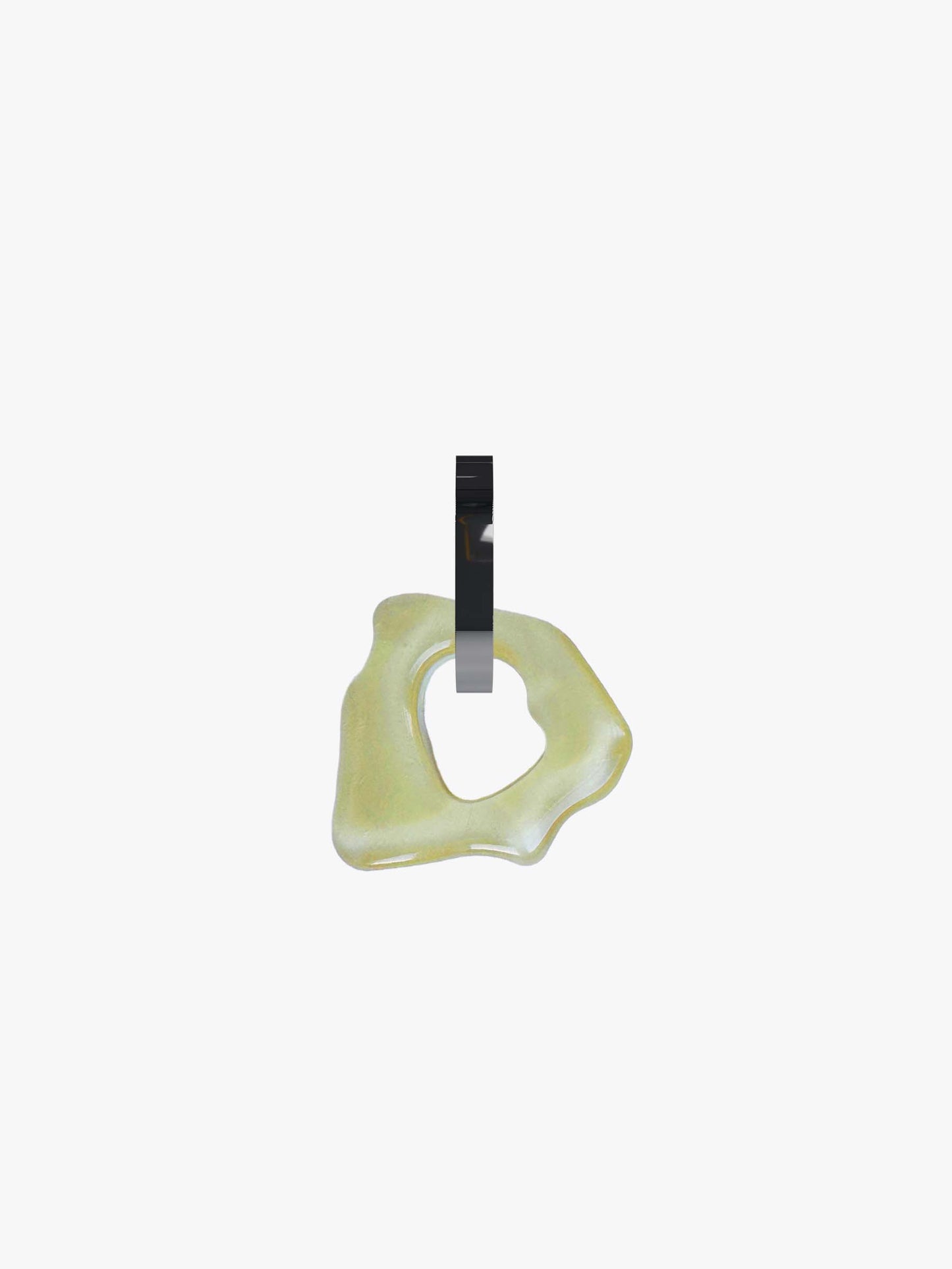 Ora sage silver earring (pair)