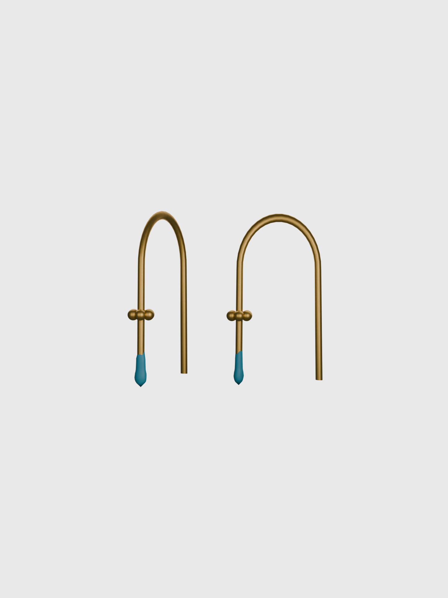 Felt One AA gold earring