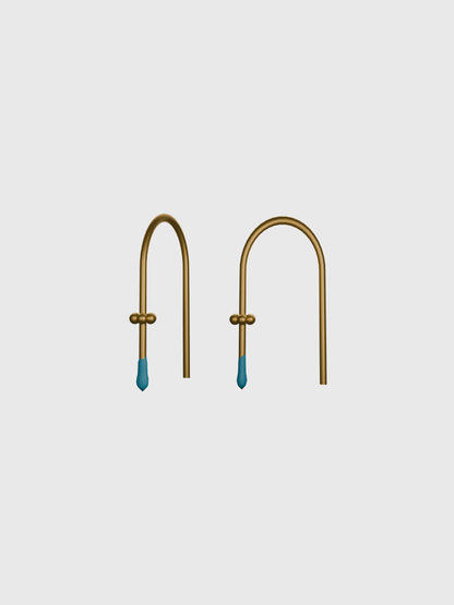 Felt One AA gold earring