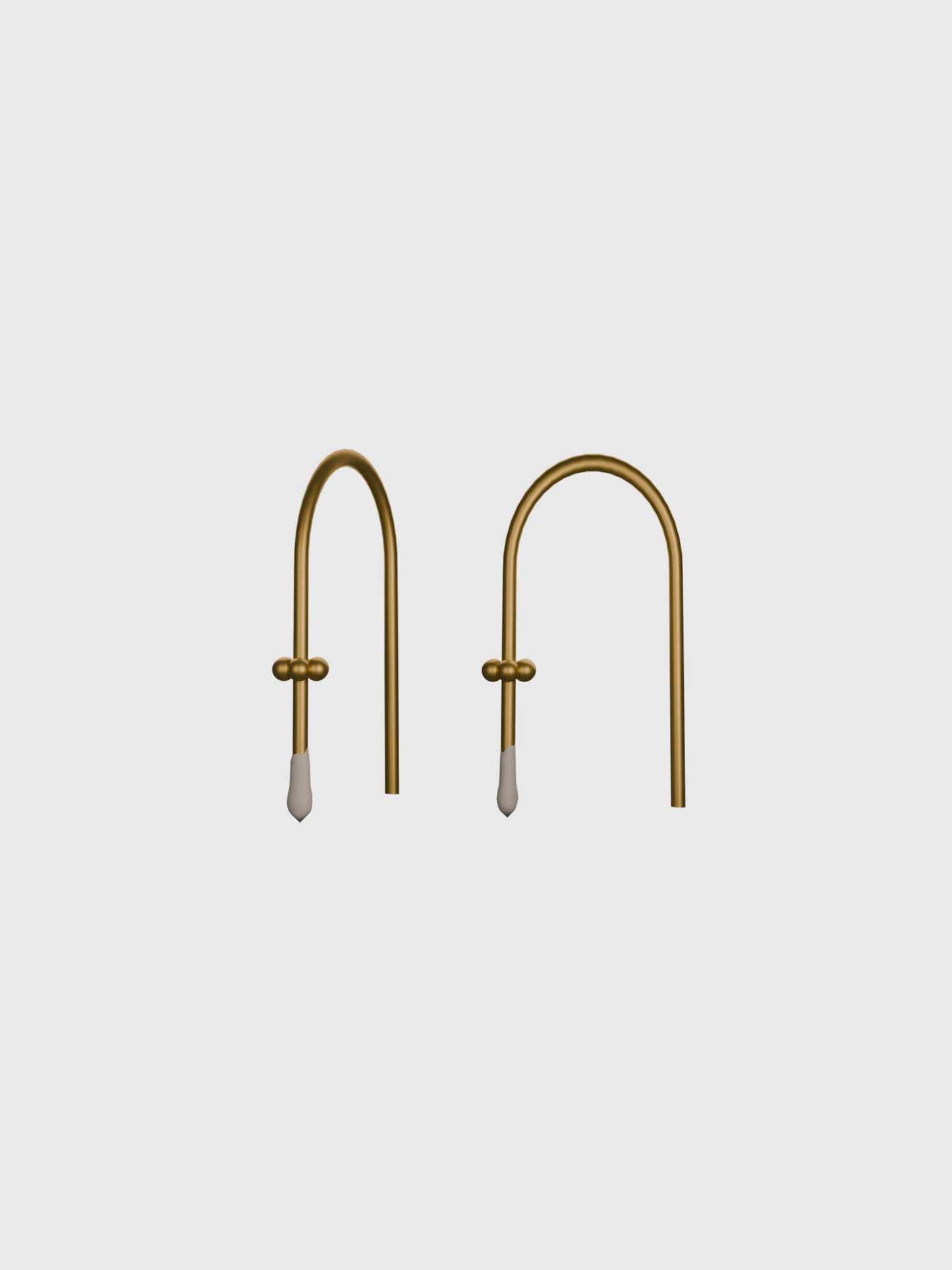 Felt One AA gold earring