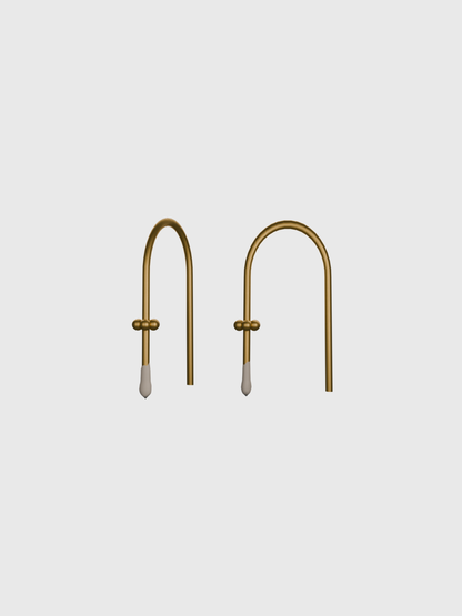 Felt One AA gold earring