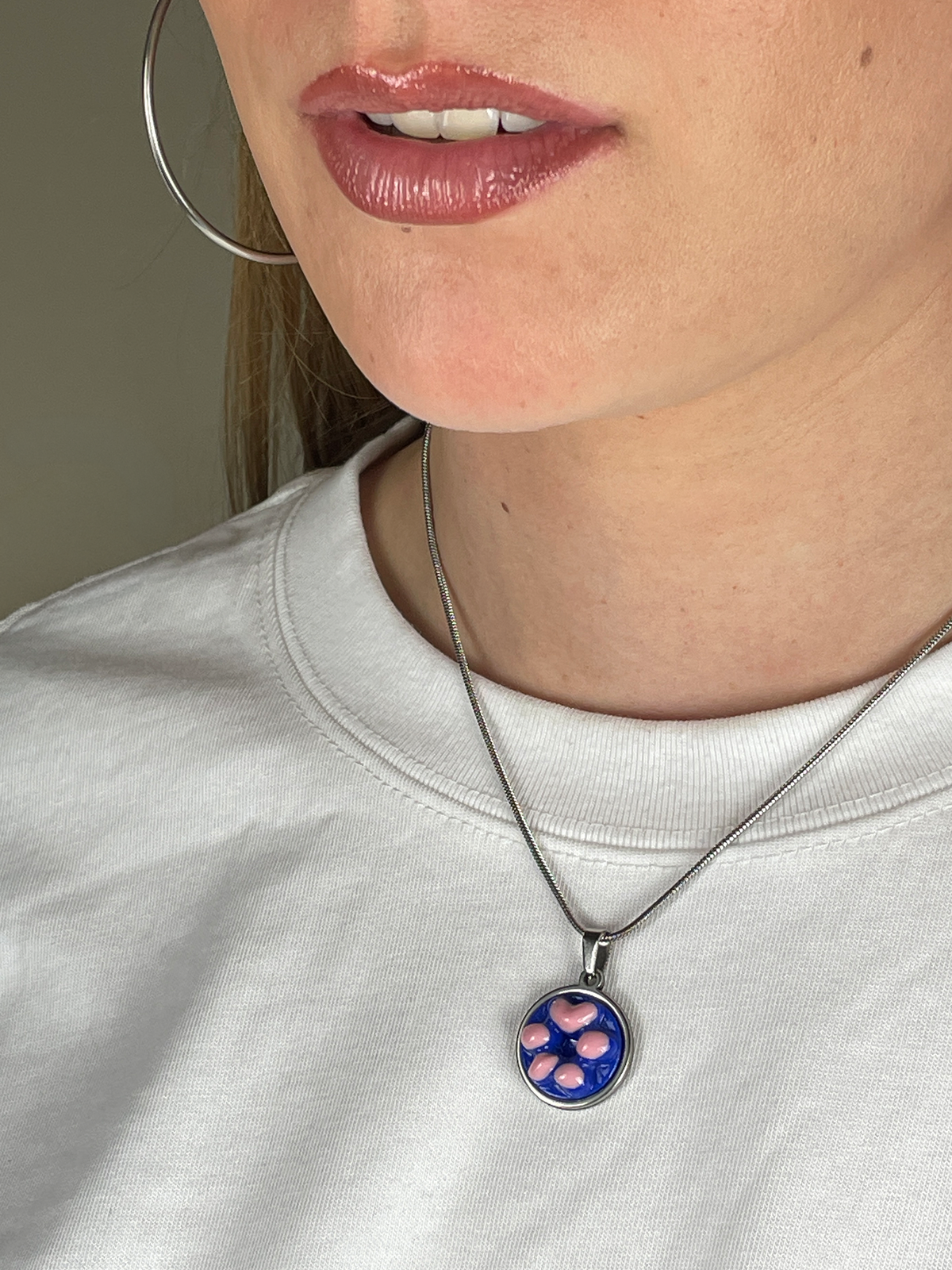 Chub cura silver necklace