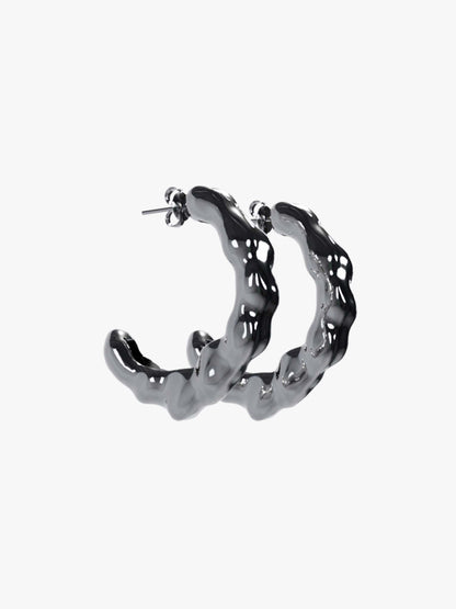 Uzai silver earring (pair)