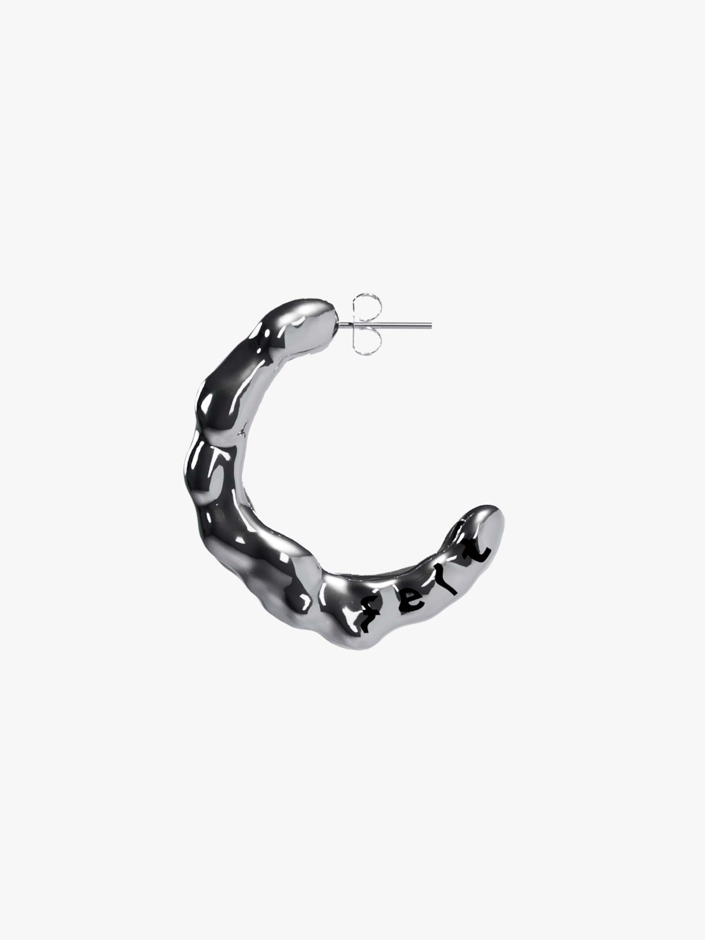 Uzai silver earring (pair)