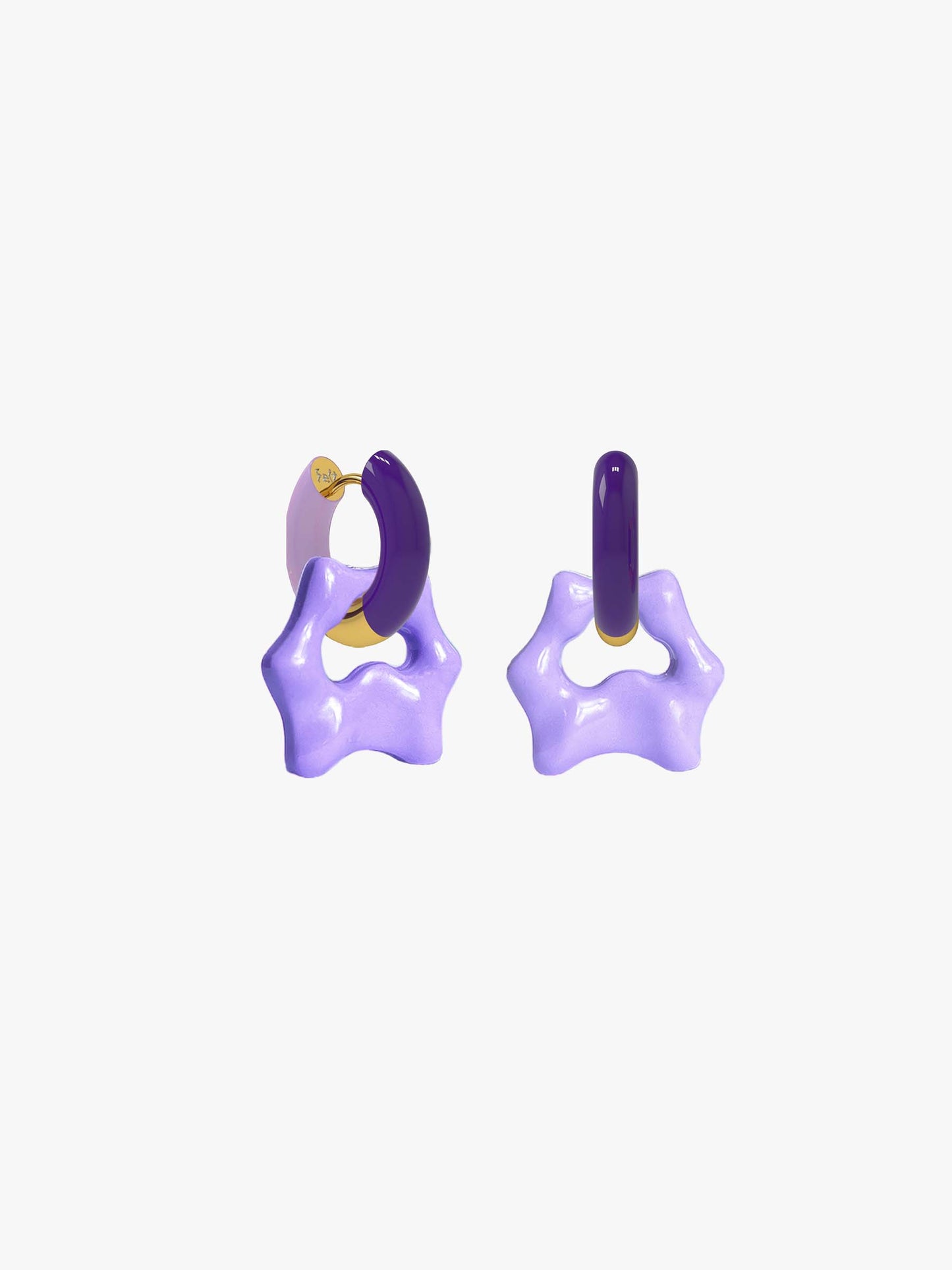 Tab Pio lilac earring (pair)