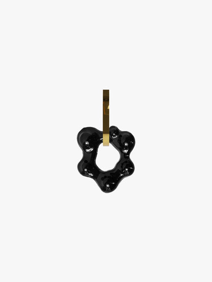 Oyo black gold earring (pair)