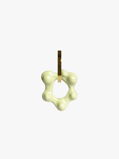 Oyo sage gold earring (pair)