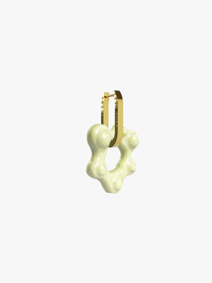 Oyo sage gold earring (pair)