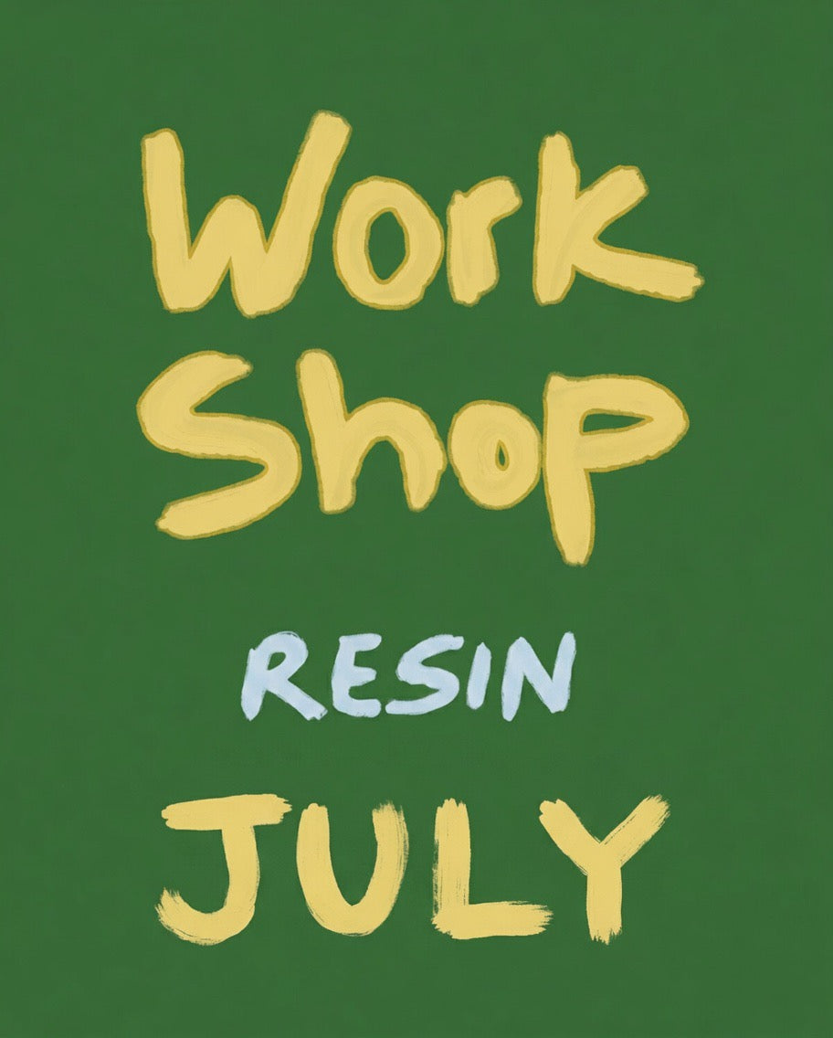 Epoxy Resin workshop Wed 8 July