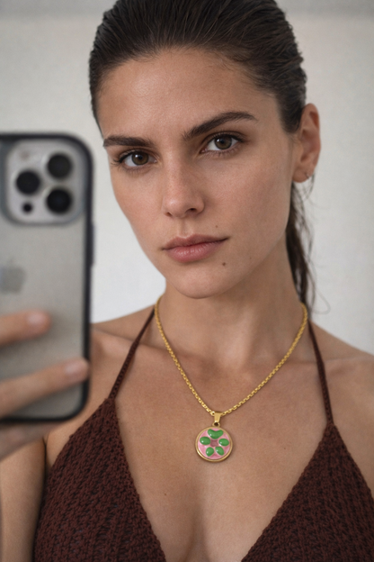 Chub watermelon gold necklace