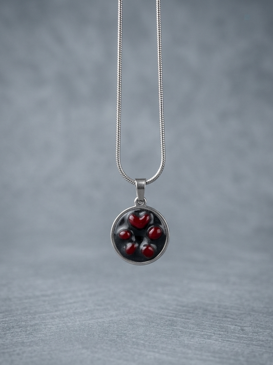 Chub vamp silver necklace