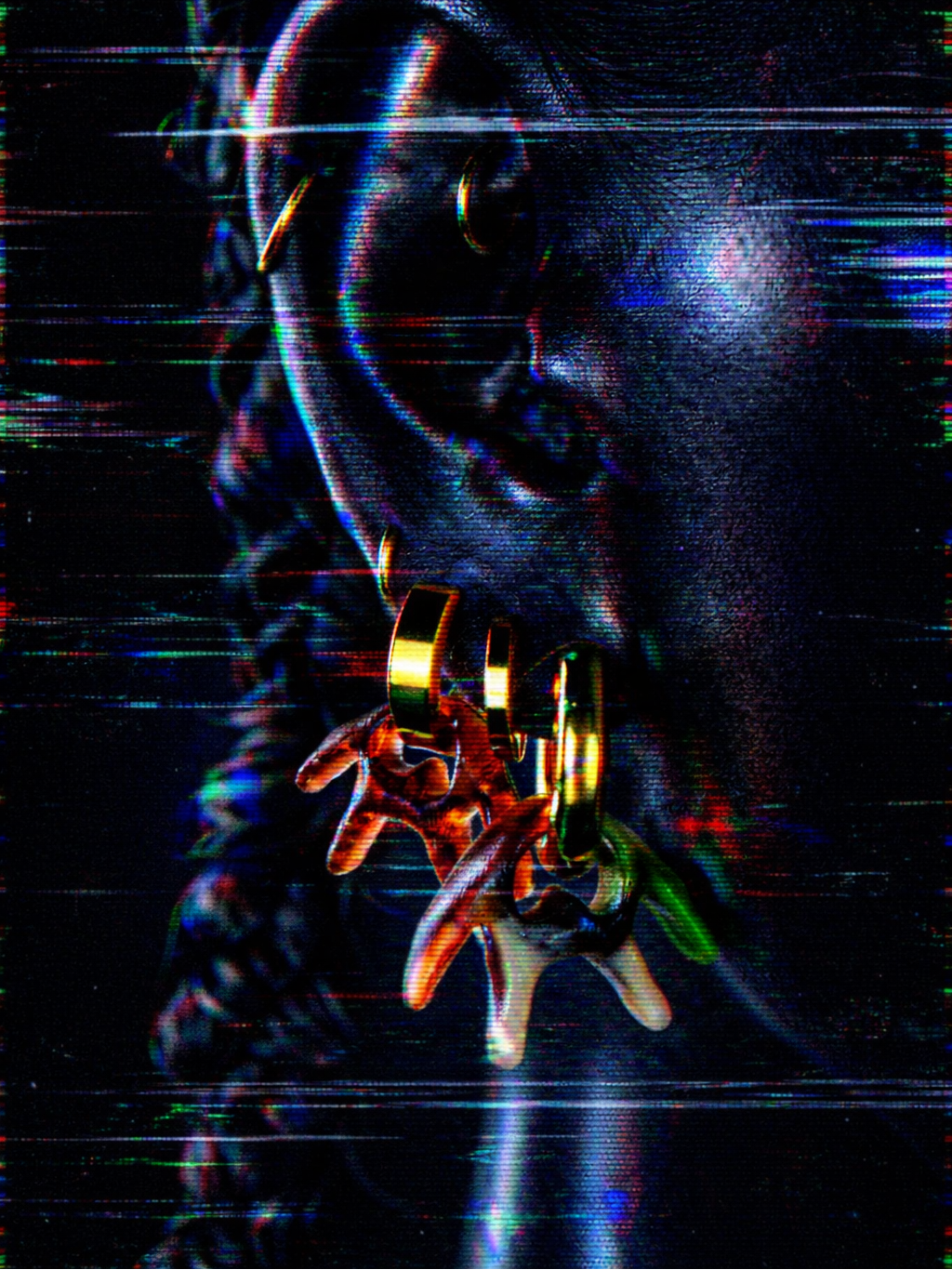 Mia mangrove silver earring