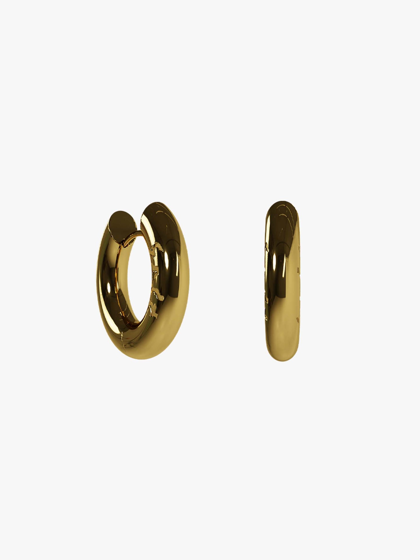 Eba gold 4mm earring (pair)