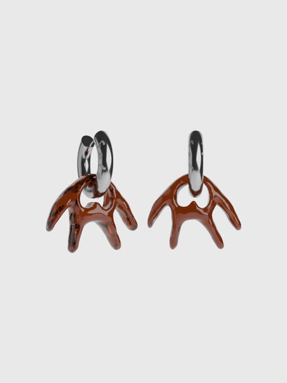 Mia cola silver earring