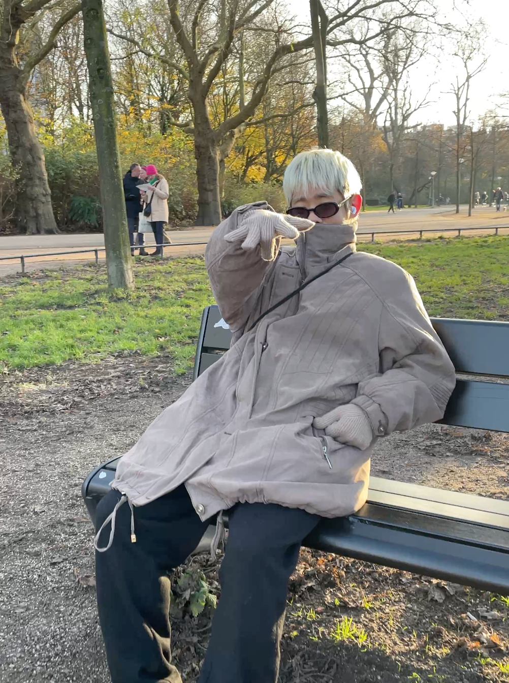 Mio mangrove gold earring