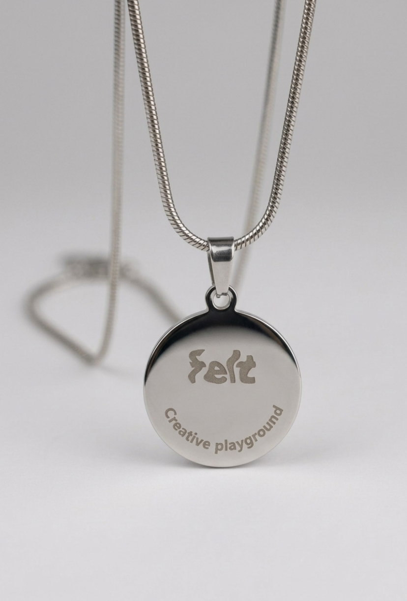 Chub watermelon silver necklace