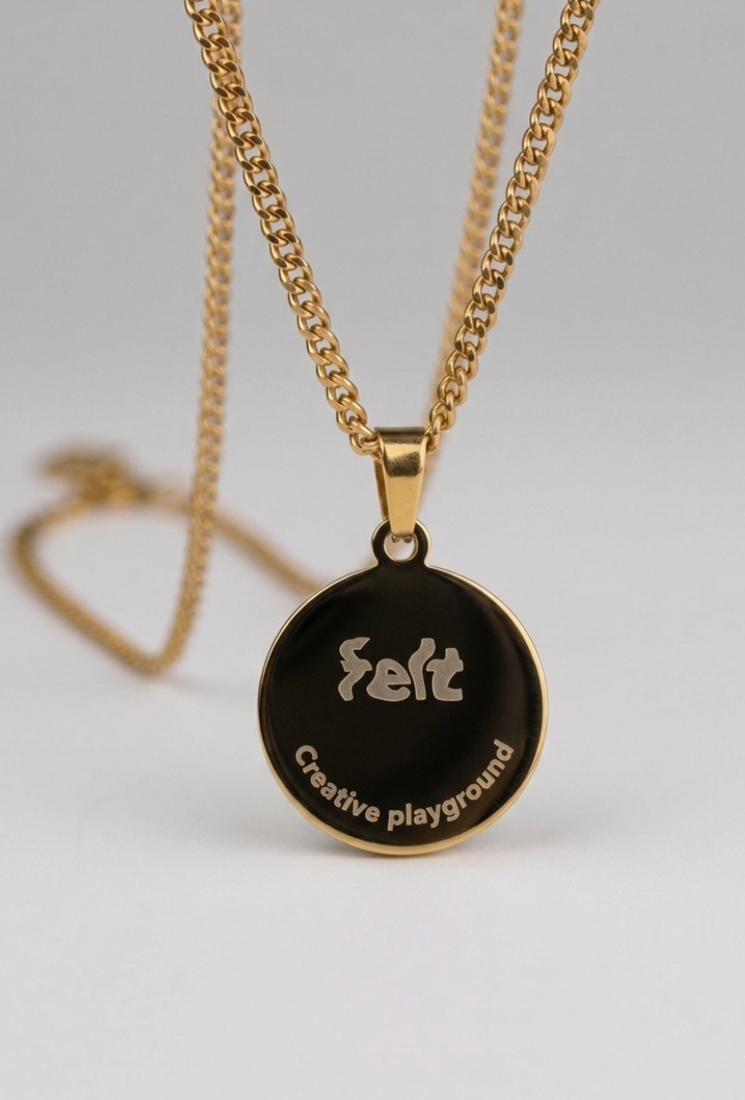 Chub watermelon gold necklace