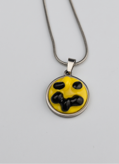 Chub rorschach gold necklace