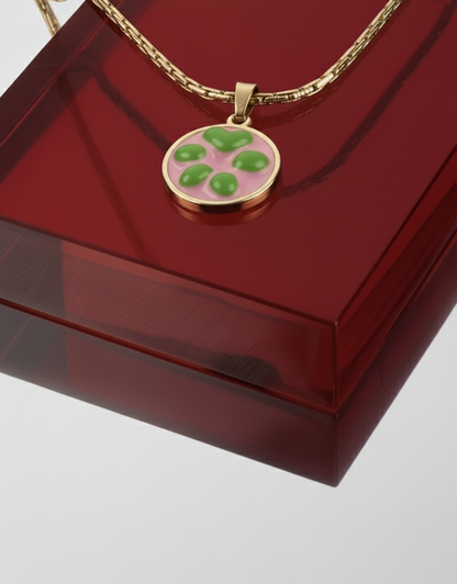 Chub watermelon gold necklace