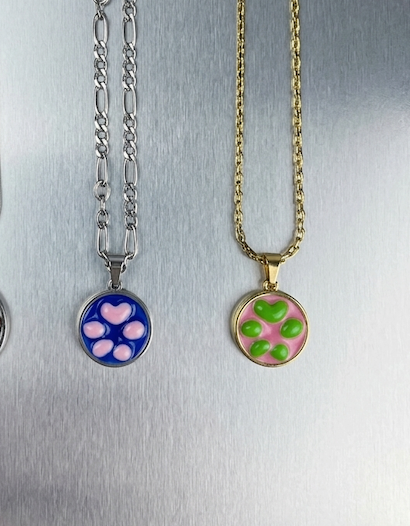 Chub watermelon gold necklace