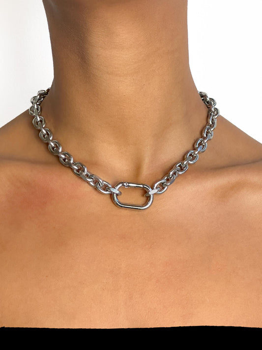 Zag silver chain