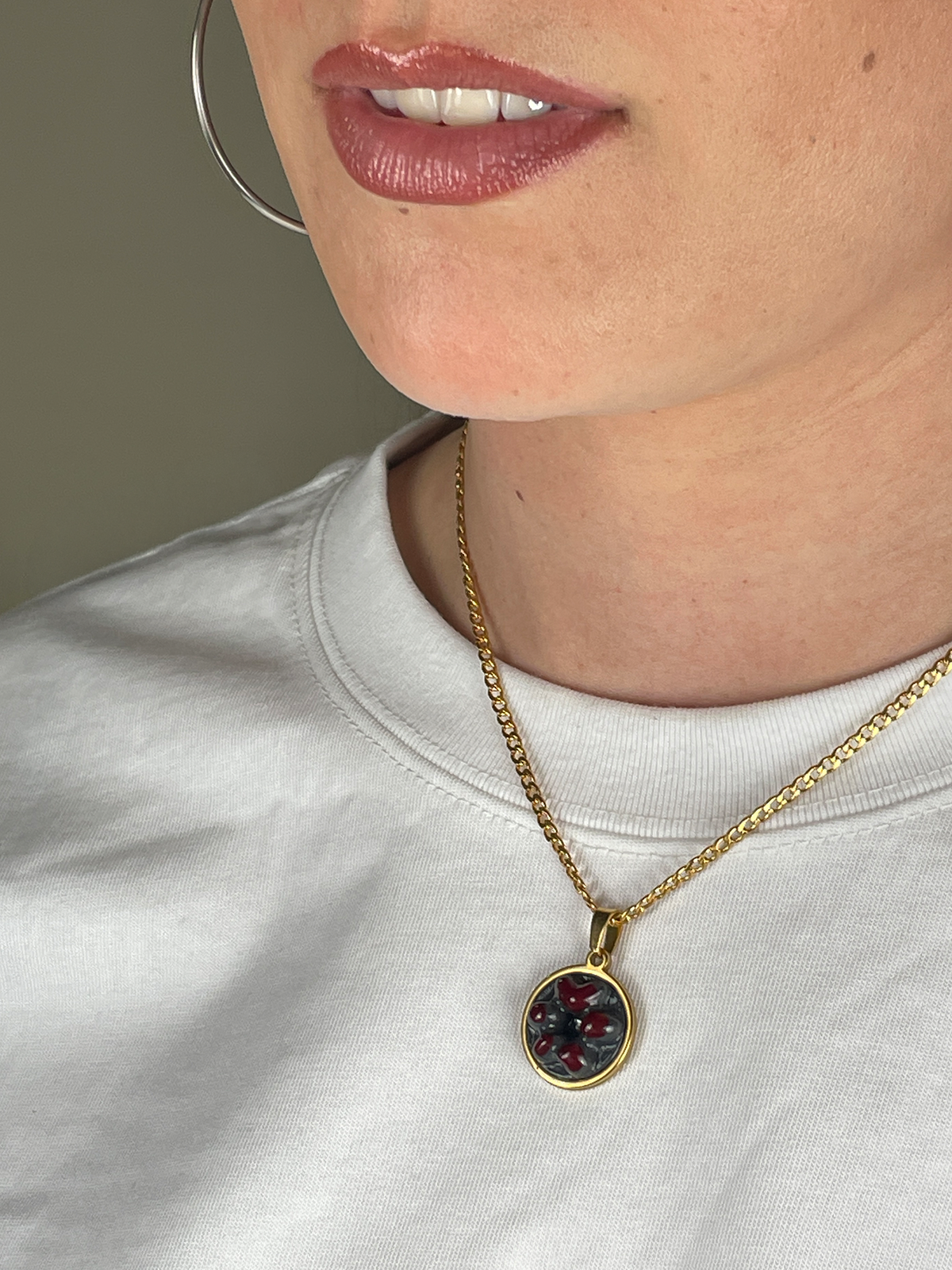 Chub vamp gold necklace