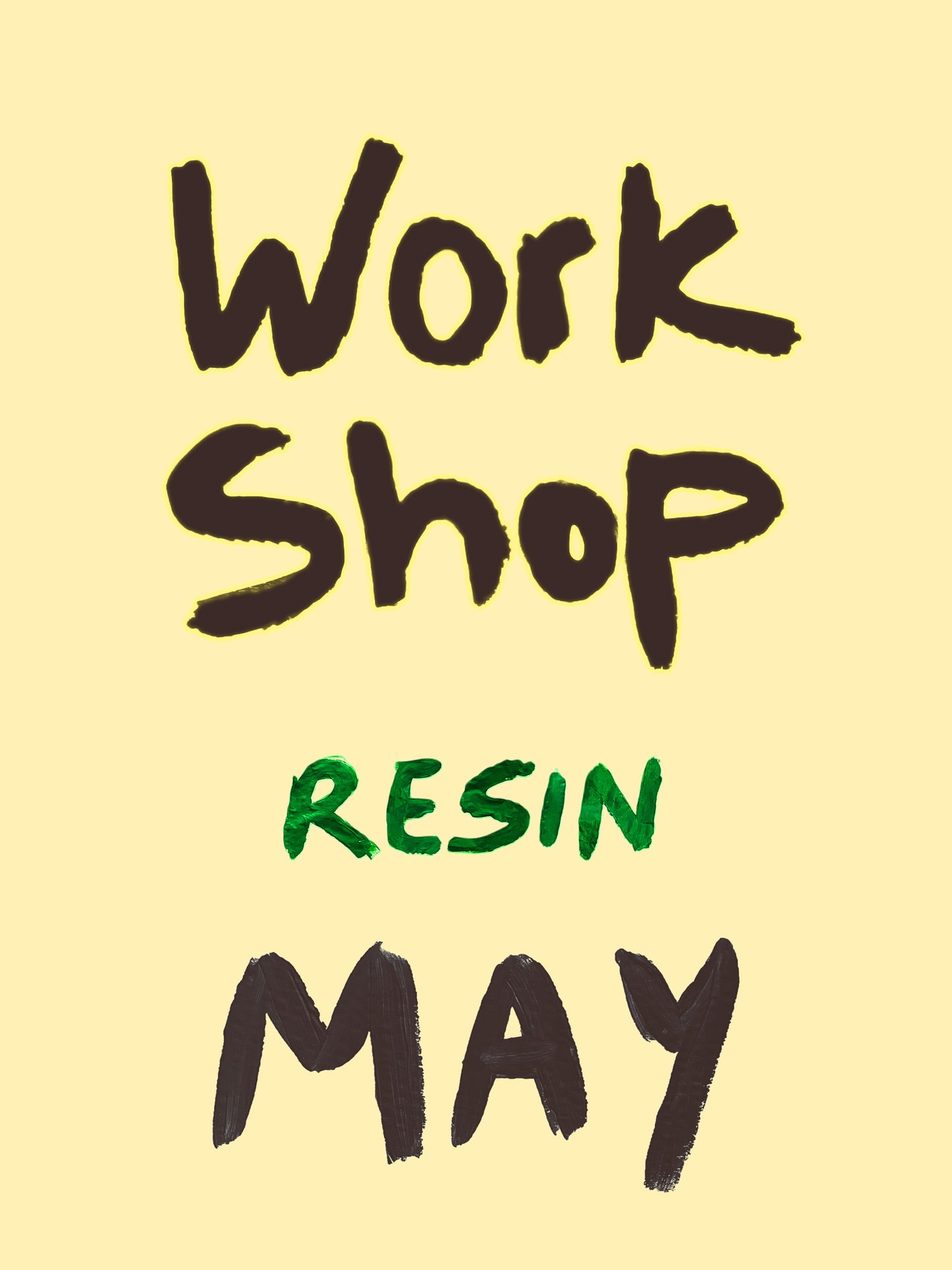 Epoxy workshop Wed 27 May