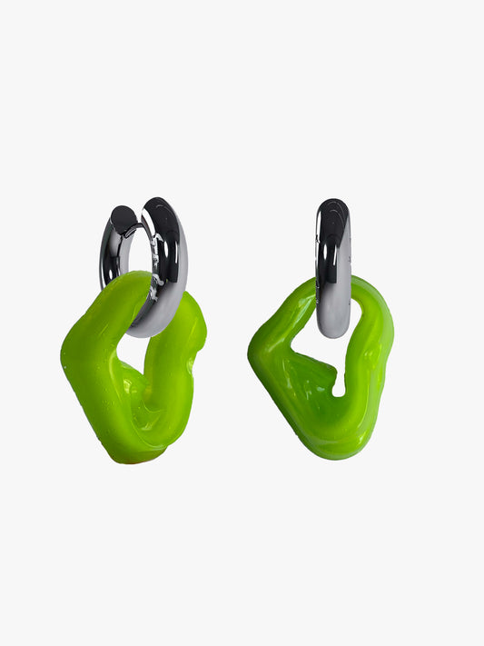 Bia Jelly sour snap silver (pair)