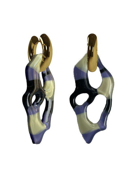 Ami Jenna wisteria gold (pair)
