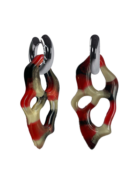 Ami Jenna sangria silver (pair)