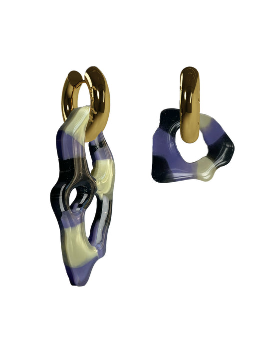 Ami Ora Jenna wisteria gold (pair)