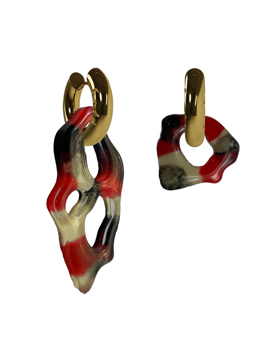 Ami Ora Jenna sangria gold (pair)