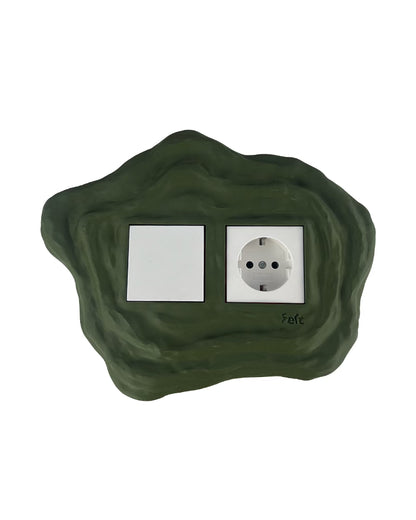 Ripple Plug frame olive