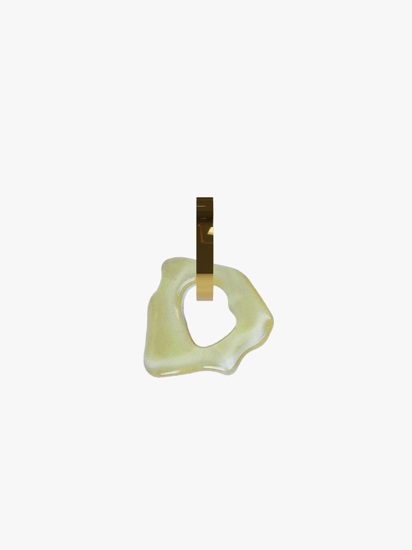 Ora sage gold earring (pair)