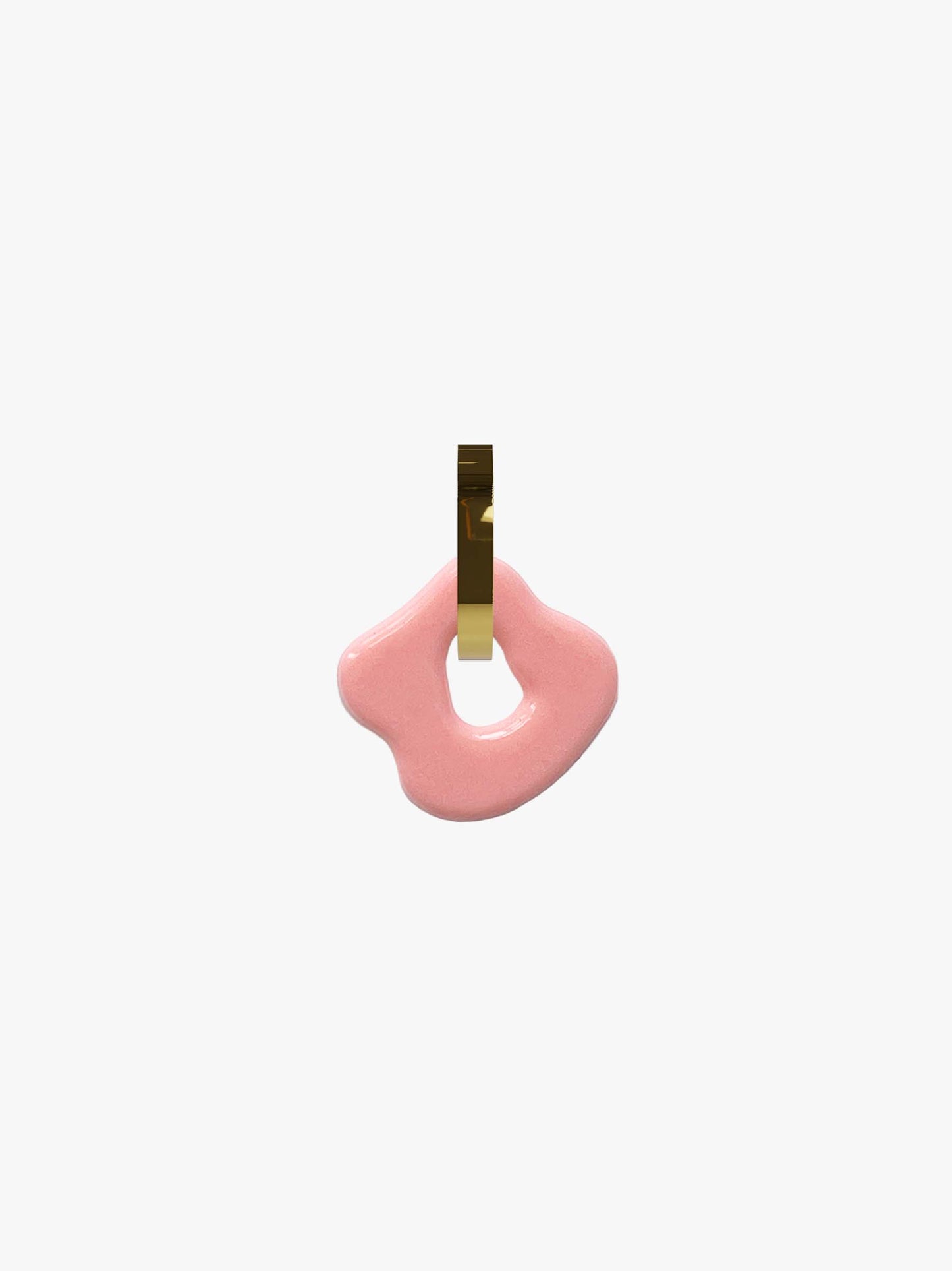 Sol powder pink gold earring (pair)
