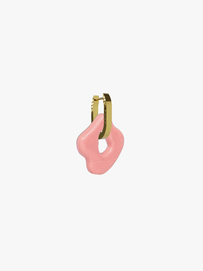 Sol powder pink gold earring (pair)